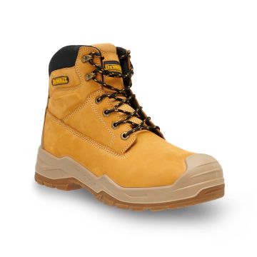 Wheat Side Zip Safety Boot