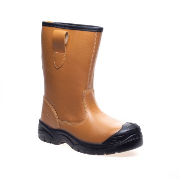 Tan Fur Lined Rigger Boot