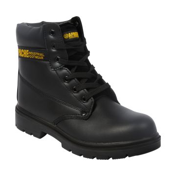 Black 6 Eye Safety Boot