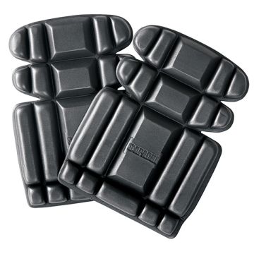 Black ergonomic knee pads