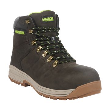 Brown Leather Waterproof Safety Boot - XTS Outsole