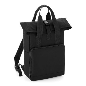 Twin handle roll-top backpack