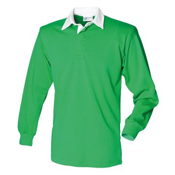 Long sleeve plain rugby shirt