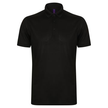 Stretch polo shirt with wicking finish (slim fit)