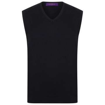 Sleeveless v-neck jumper