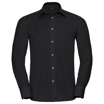 Long sleeve easycare tailored Oxford shirt