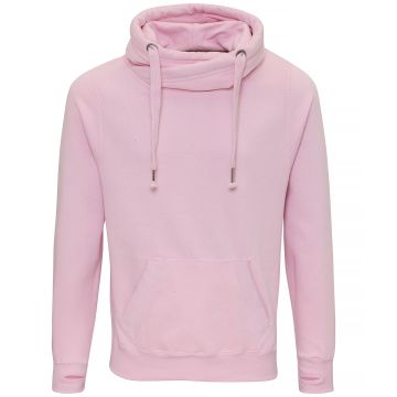 Cross neck hoodie