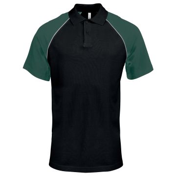 Polo baseball contrast polo shirt