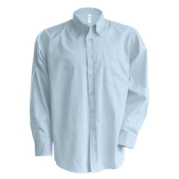 Men's long-sleeved Oxford shirt