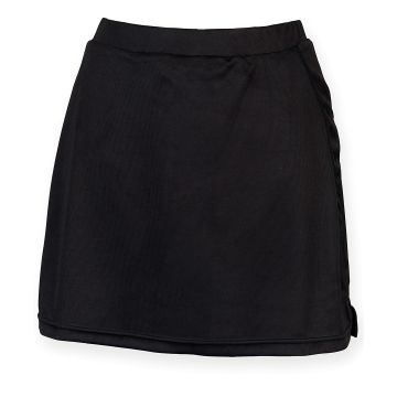 Women's skort with wicking finish