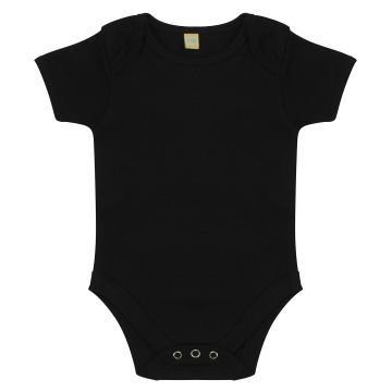 Short-sleeved bodysuit with envelope neck opening