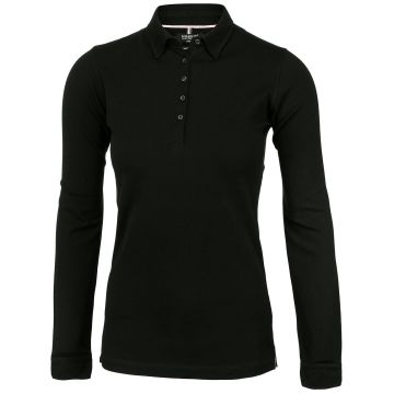 Womens Carlington  deluxe long sleeve polo