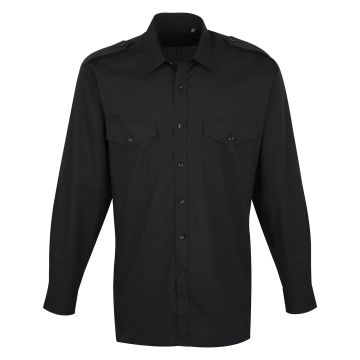 Long sleeve pilot shirt