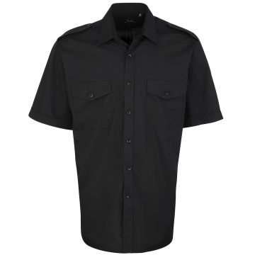 Short sleeve pilot shirt