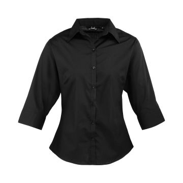 Women's  sleeve poplin blouse