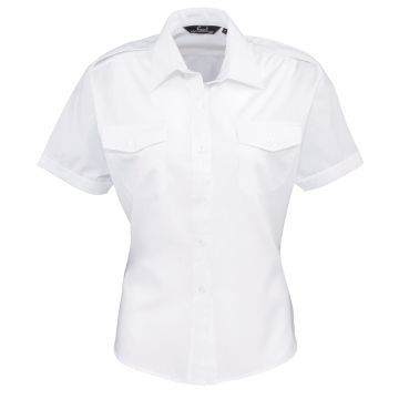 Women's short sleeve pilot blouse