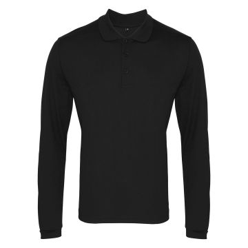 Long sleeve Coolchecker� piqu� polo