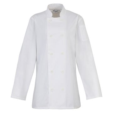 Women's long sleeve chef's jacket