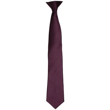 'Colours' satin clip tie