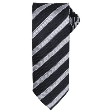 Waffle stripe tie