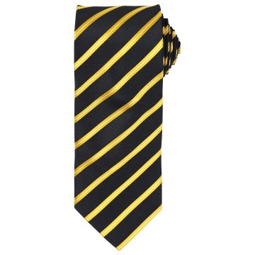 Sports stripe tie