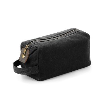 Heritage waxed canvas wash bag