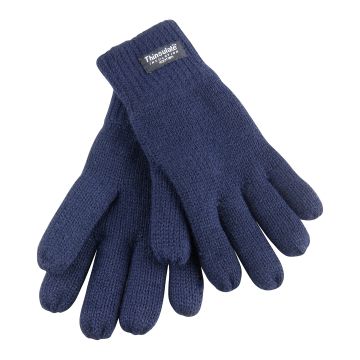 Junior classic fully lined Thinsulate gloves - Navy - One size