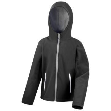 Core junior TX performance hooded softshell jacket