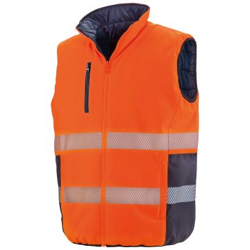 Reversible soft padded gilet