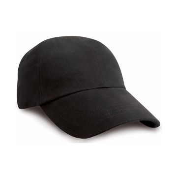 Junior low-profile heavy brushed cotton cap