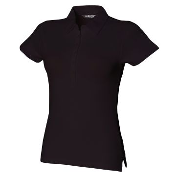 Women's short sleeve stretch polo