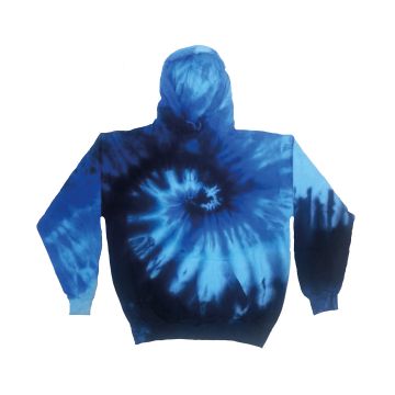 Rainbow tie-dye hoodie