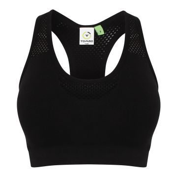 Women's seamless sports bra