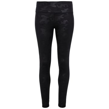 Women's TriDri performance camo leggings full-length