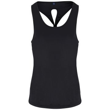 Women's TriDri yoga knot vest