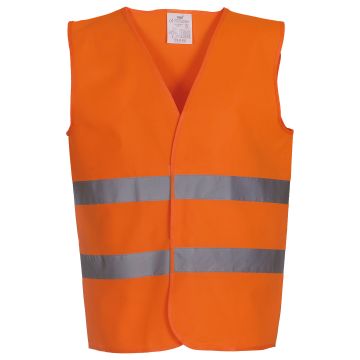 Hi-vis 2-band waistcoat (HVW102)