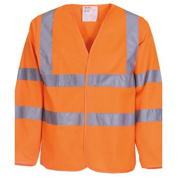 Hi-vis long sleeve waistcoat (HVJ200)