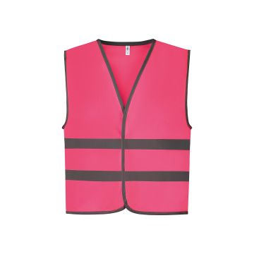 Hi-vis reflective border kids waistcoat (HVW102CH)