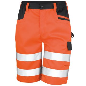 Safety cargo shorts