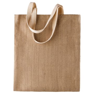 100% natural yarn dyed jute bag