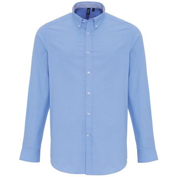 Cotton-rich Oxford stripes shirt