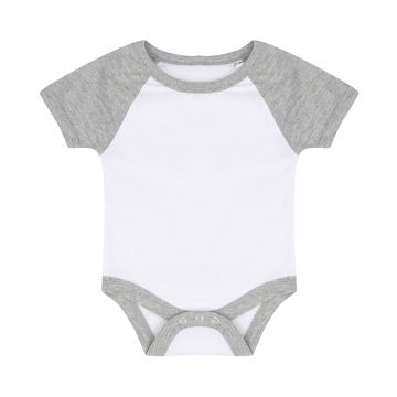 Essential short-sleeved baseball bodysuit