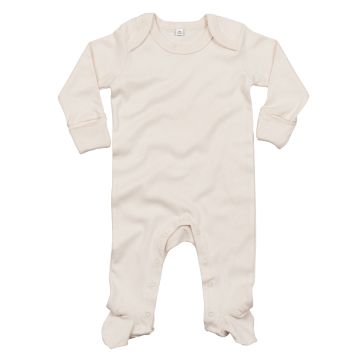 Baby organic envelope sleepsuit with mitts