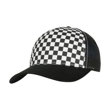 Checkerboard retro trucker (6506CB)