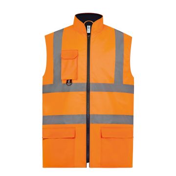 Hi-vis padded bodywarmer (HV005)