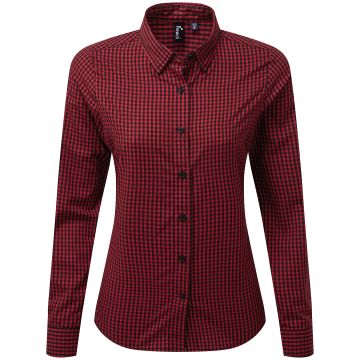 Women's Maxton check long sleeve shirt