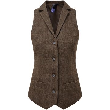 Women's herringbone waistcoat