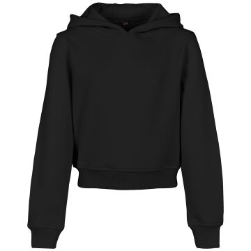 Girls cropped sweat hoodie