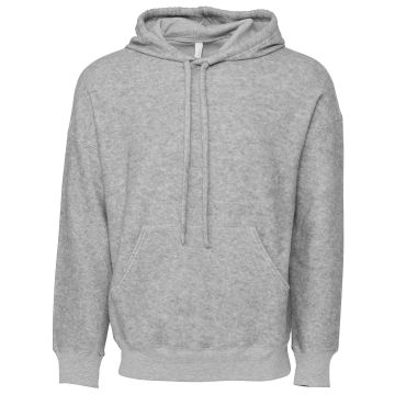 Unisex sueded fleece pullover hoodie