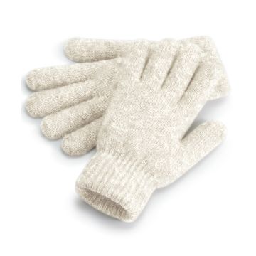 Cosy ribbed-cuff gloves